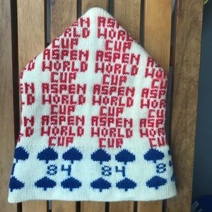 Vintage FASHIONS BY DETHA 1984 Aspen World Cup Hat